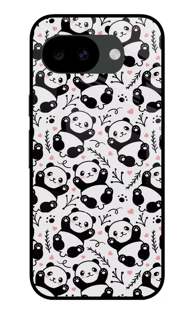 Cute Panda Google Pixel 10a Glass Case