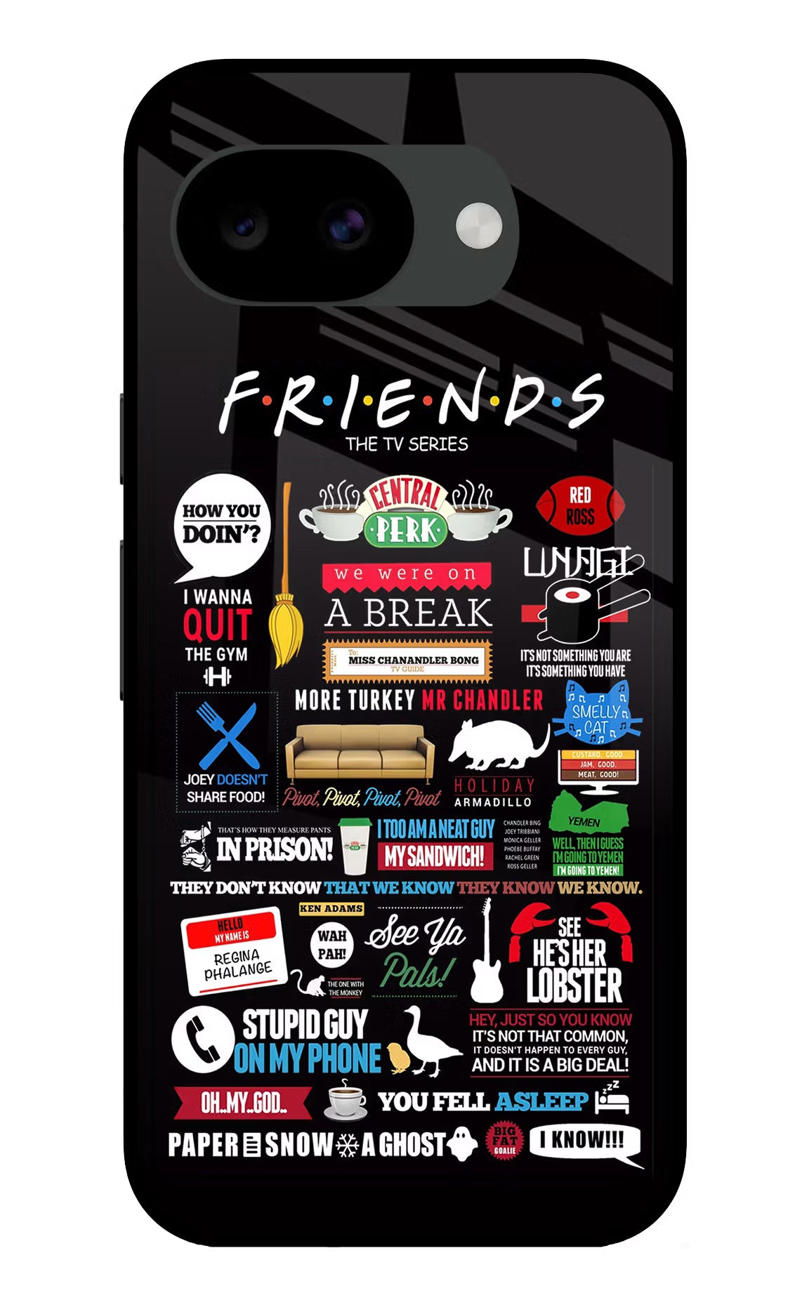 FRIENDS Google Pixel 10a Glass Case