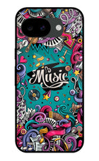 Music Graffiti Google Pixel 10a Glass Case