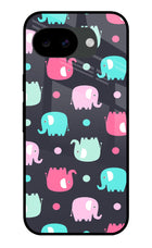 Elephants Google Pixel 10a Glass Case