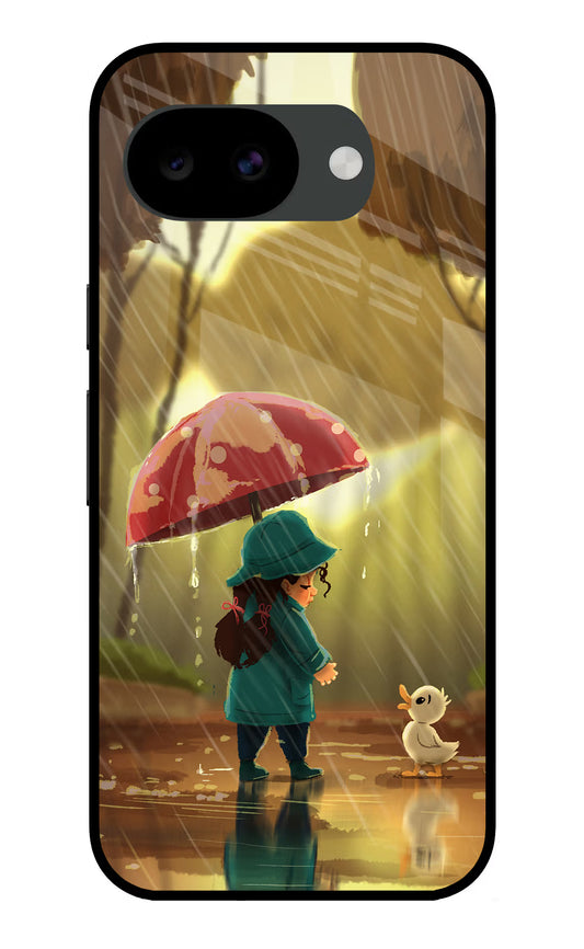 Rainy Day Google Pixel 10a Glass Case