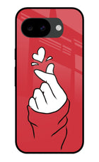 Korean Love Sign Google Pixel 10a Glass Case