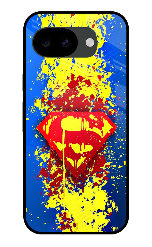 Superman logo Google Pixel 10a Glass Case
