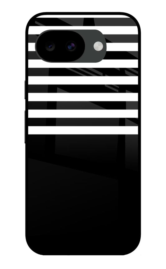 Black and White Print Google Pixel 10a Glass Case