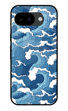 Blue Waves Google Pixel 10a Glass Case