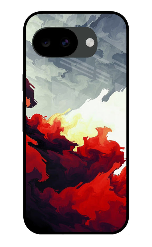Fire Cloud Google Pixel 10a Glass Case