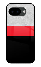 Tri Color Pattern Google Pixel 10a Glass Case