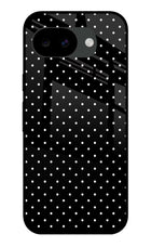 White Dots Google Pixel 10a Glass Case
