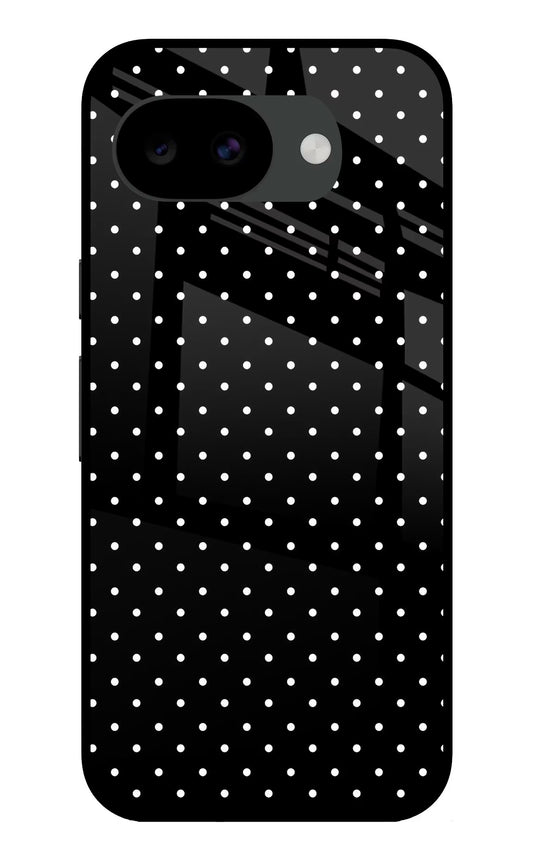 White Dots Google Pixel 10a Glass Case