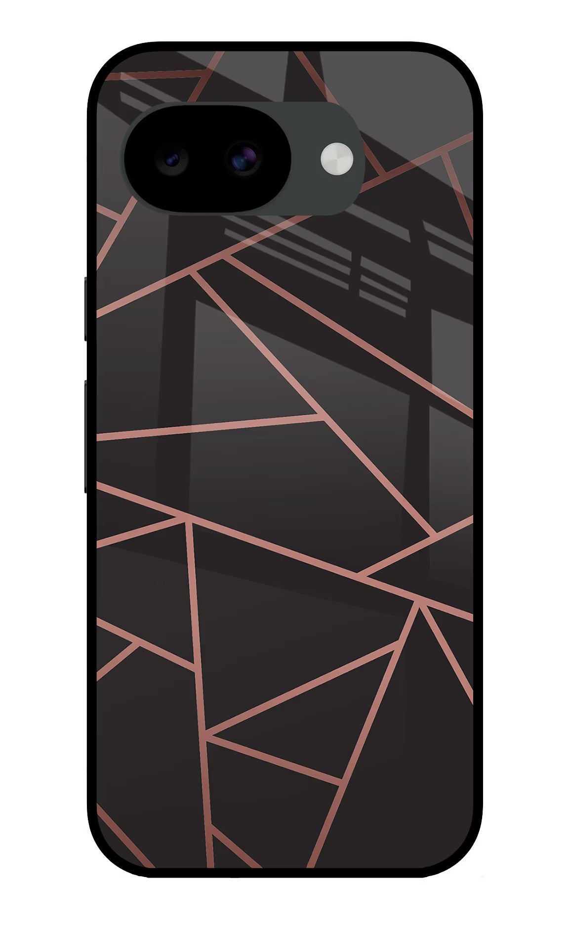 Geometric Pattern Google Pixel 10a Glass Case Back Cover by Casekaro