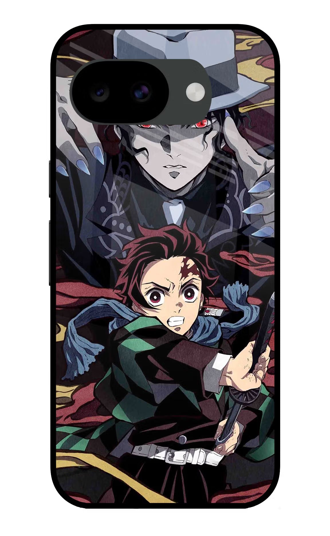 Demon Slayer Google Pixel 10a Glass Case Back Cover by Casekaro