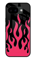 Fire Flames Google Pixel 10a Glass Case