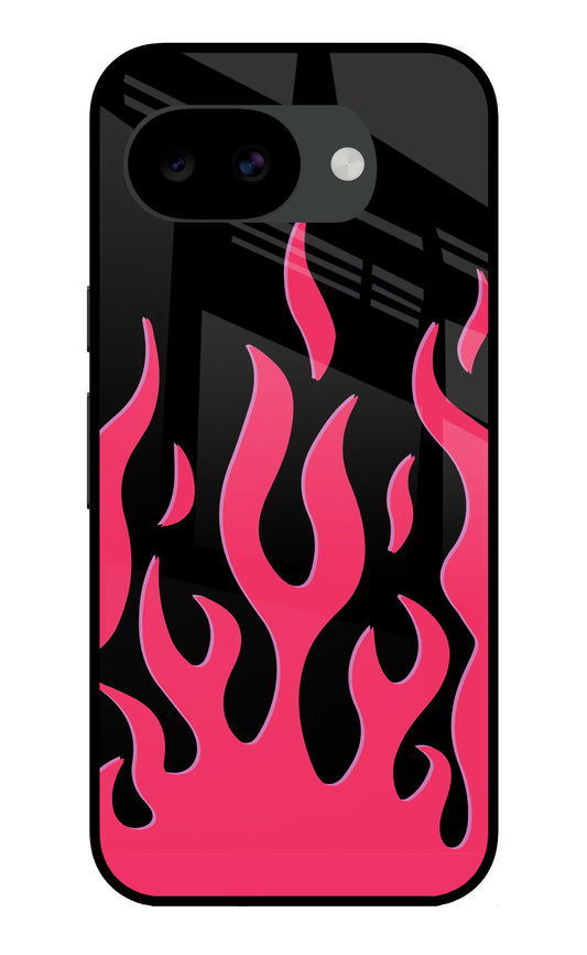 Fire Flames Google Pixel 10a Glass Case