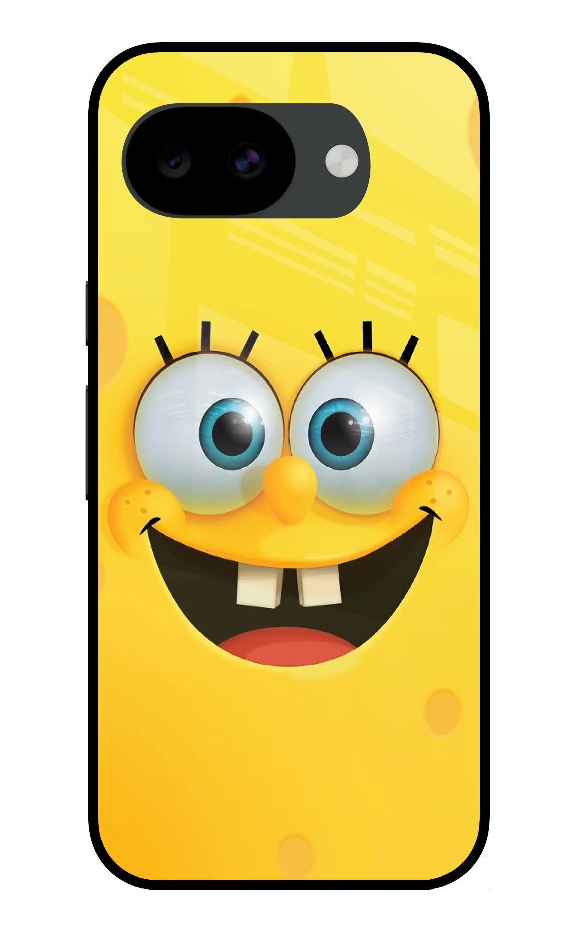 Sponge 1 Google Pixel 10a Glass Case Back Cover by Casekaro