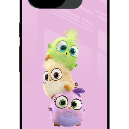 Cute Little Birds Google Pixel 10a Glass Case