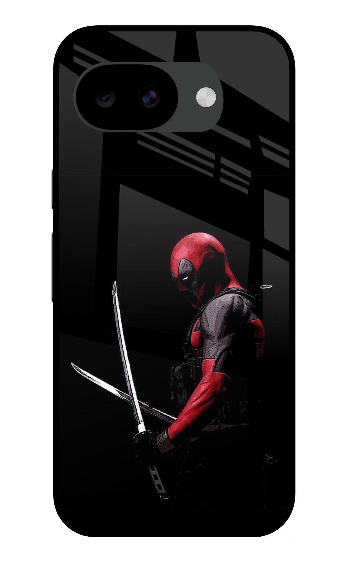 Deadpool Google Pixel 10a Glass Case Back Cover by Casekaro