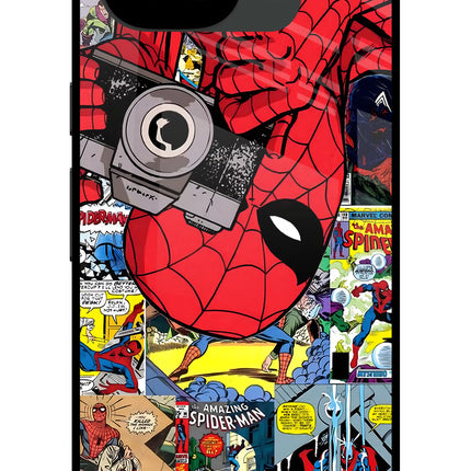 Spider Man Google Pixel 10a Glass Case Back Cover by Casekaro