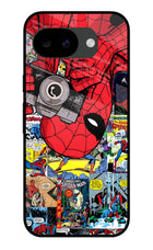 Spider Man Google Pixel 10a Glass Case Back Cover by Casekaro