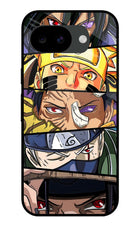 Naruto Character Google Pixel 10a Glass Case