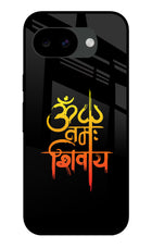 Om Namah Shivay Google Pixel 10a Glass Case