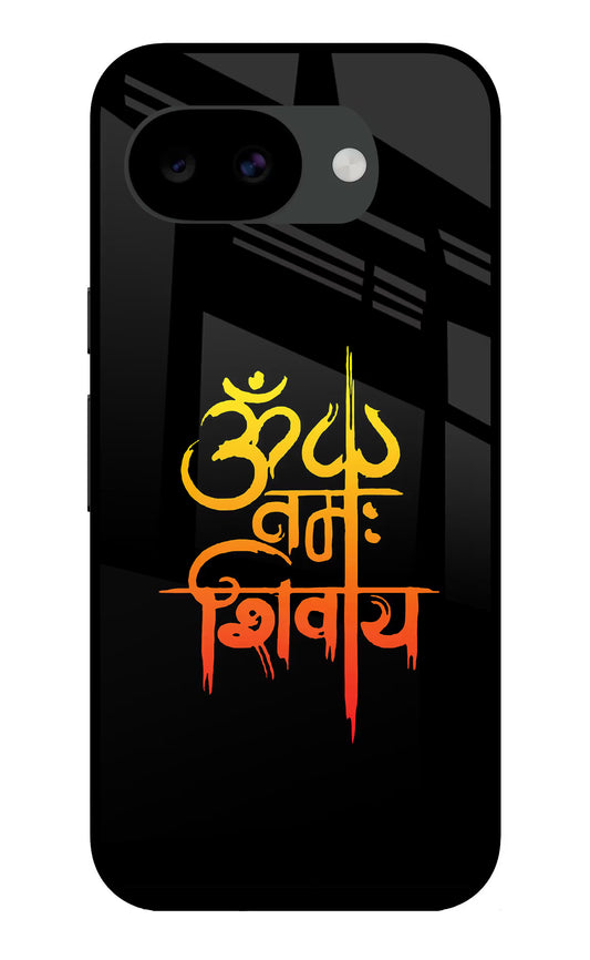 Om Namah Shivay Google Pixel 10a Glass Case