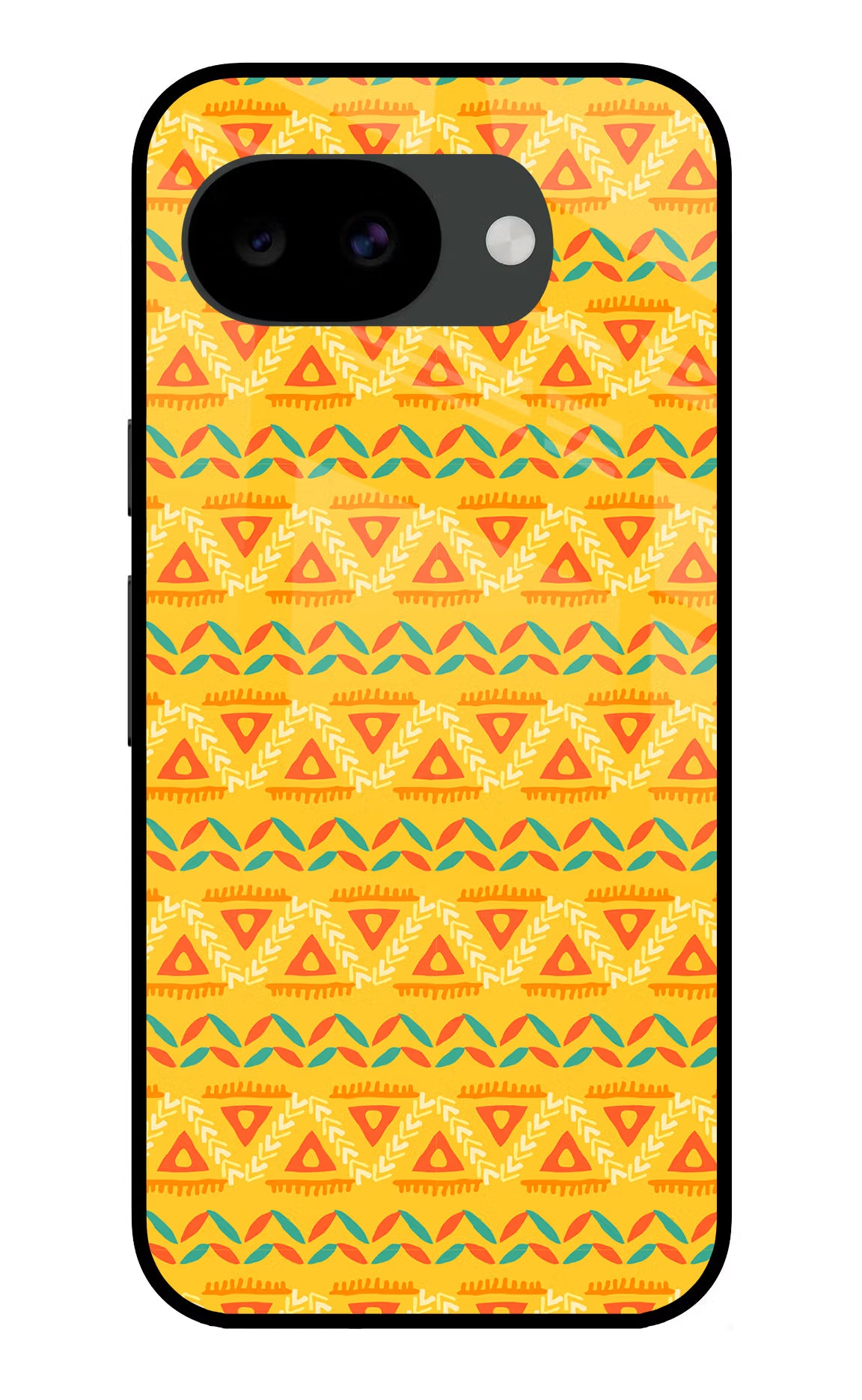 Tribal Pattern Google Pixel 10a Glass Case