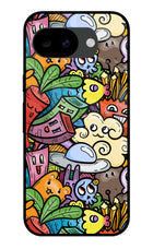Veggie Doodle Google Pixel 10a Glass Case
