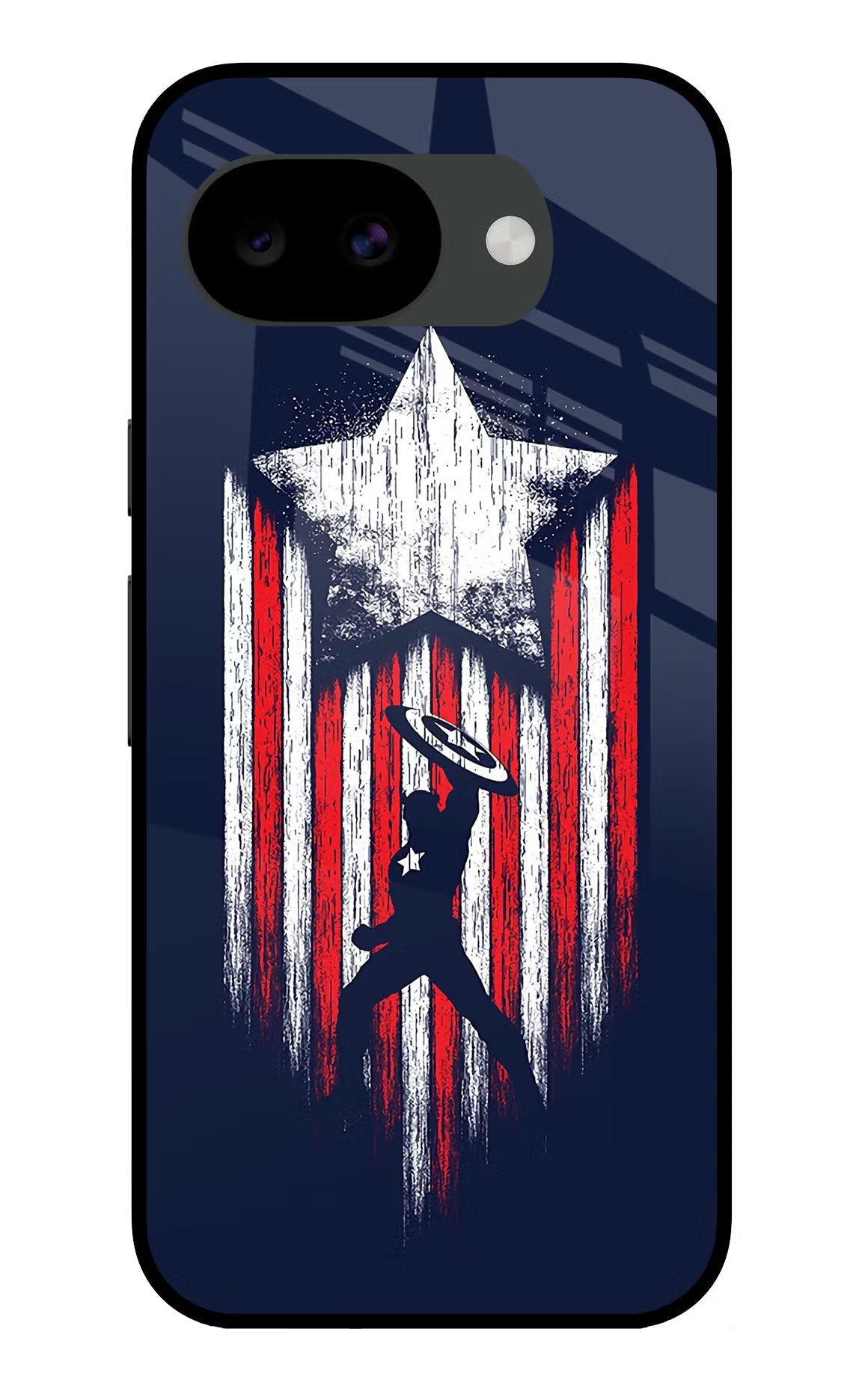 Captain America Marvel Art Google Pixel 10a Glass Case Back Cover by Casekaro