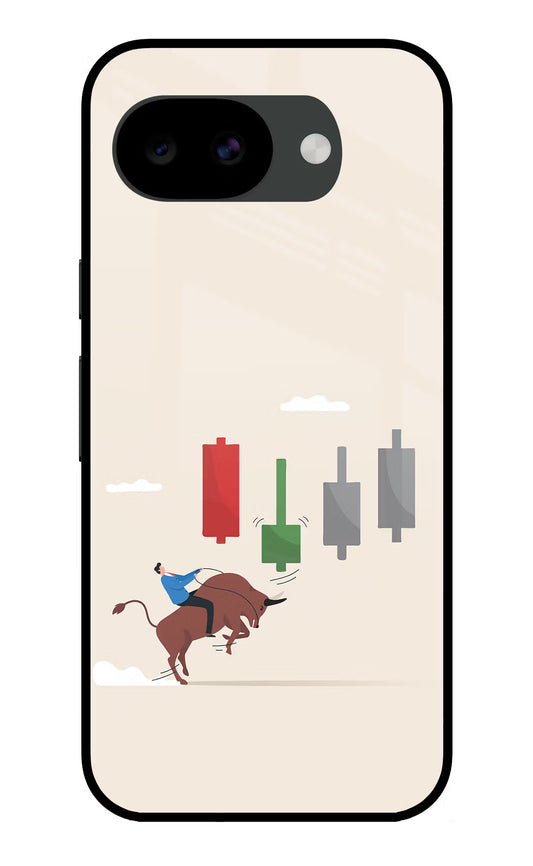 Bull Trading Momentum Google Pixel 10a Glass Case