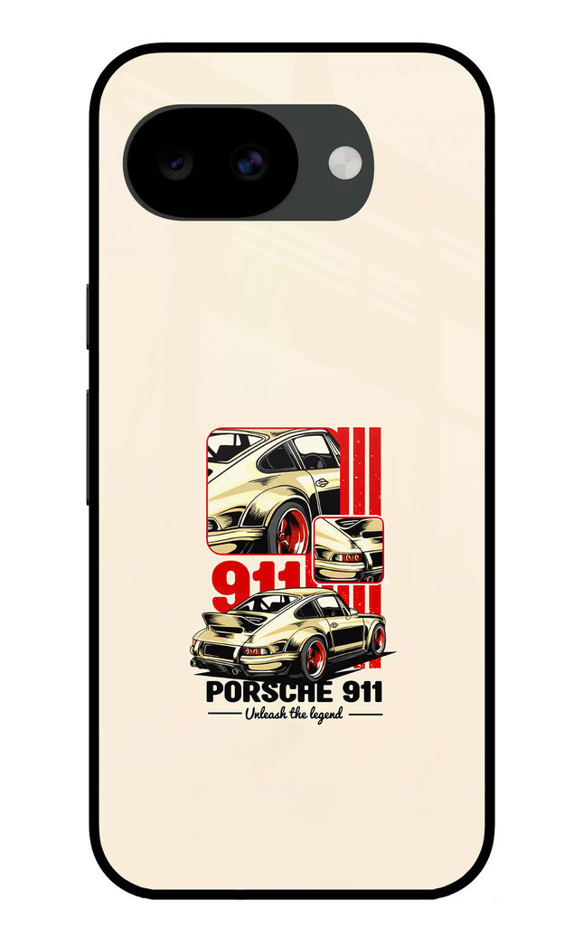 Classic Porsche 911 Google Pixel 10a Glass Case Back Cover by Casekaro