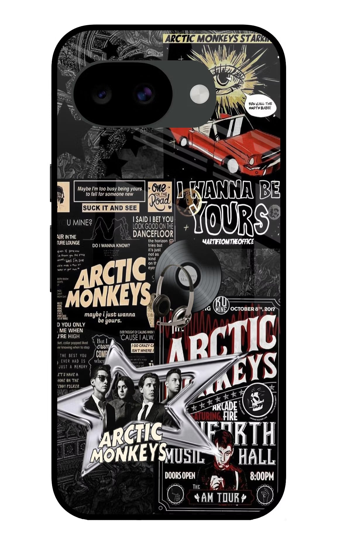 Arctic Monkeys Google Pixel 10a Glass Case Back Cover by Casekaro