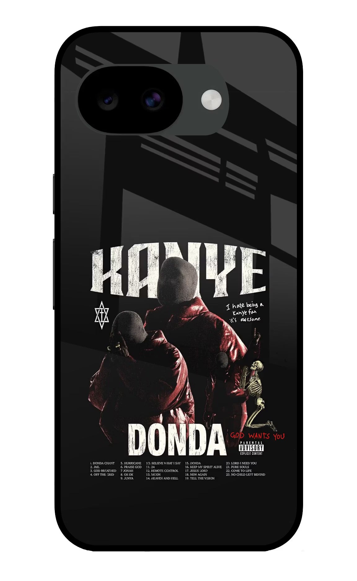 Donda Kanye West Google Pixel 10a Glass Case