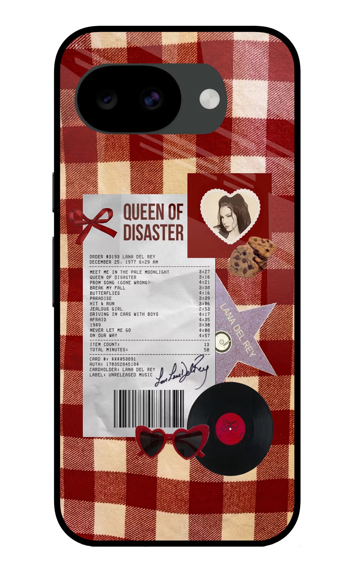 Queen of Disaster Google Pixel 10a Glass Case