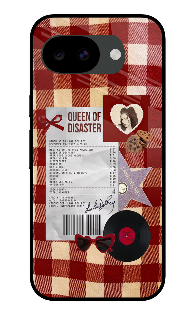 Queen of Disaster Google Pixel 10a Glass Case