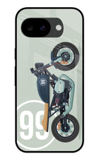 Classic Cafe Racer 99 Google Pixel 10a Glass Case