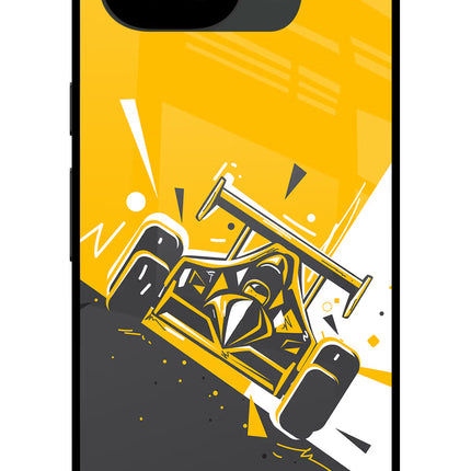 Track King Google Pixel 10a Glass Case Back Cover by Casekaro