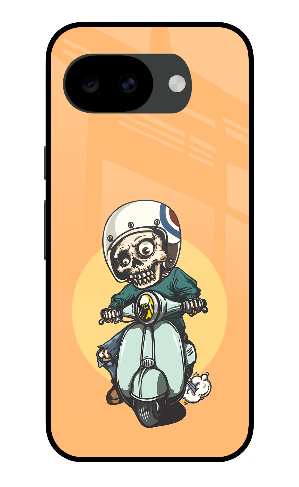 Undead Biker Google Pixel 10a Glass Case