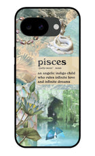 Pisces Zodiac Google Pixel 10a Glass Case Back Cover by Casekaro