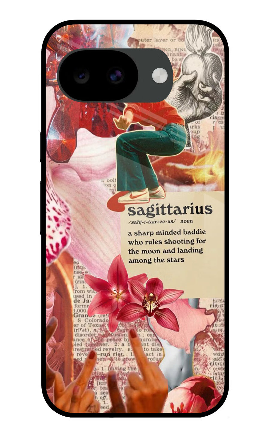 Sagittarius Zodiac Google Pixel 10a Back Cover, Glass case
