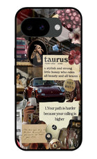 Taurus Zodiac Google Pixel 10a Glass Case