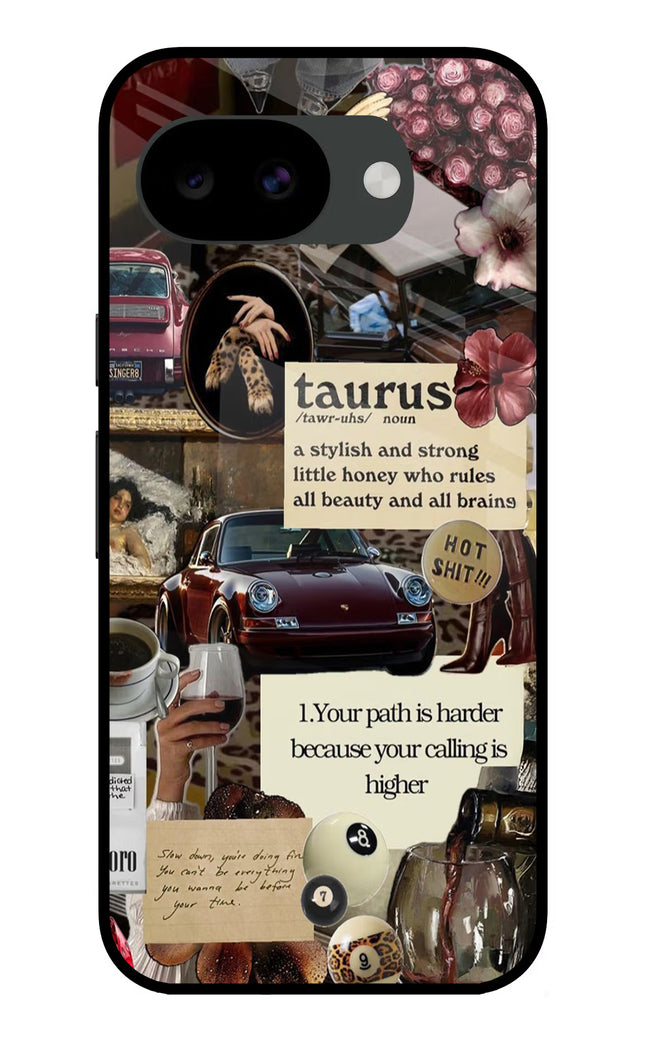 Taurus Zodiac Google Pixel 10a Glass Case