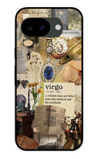 Virgo Zodiac Google Pixel 10a Glass Case Back Cover by Casekaro