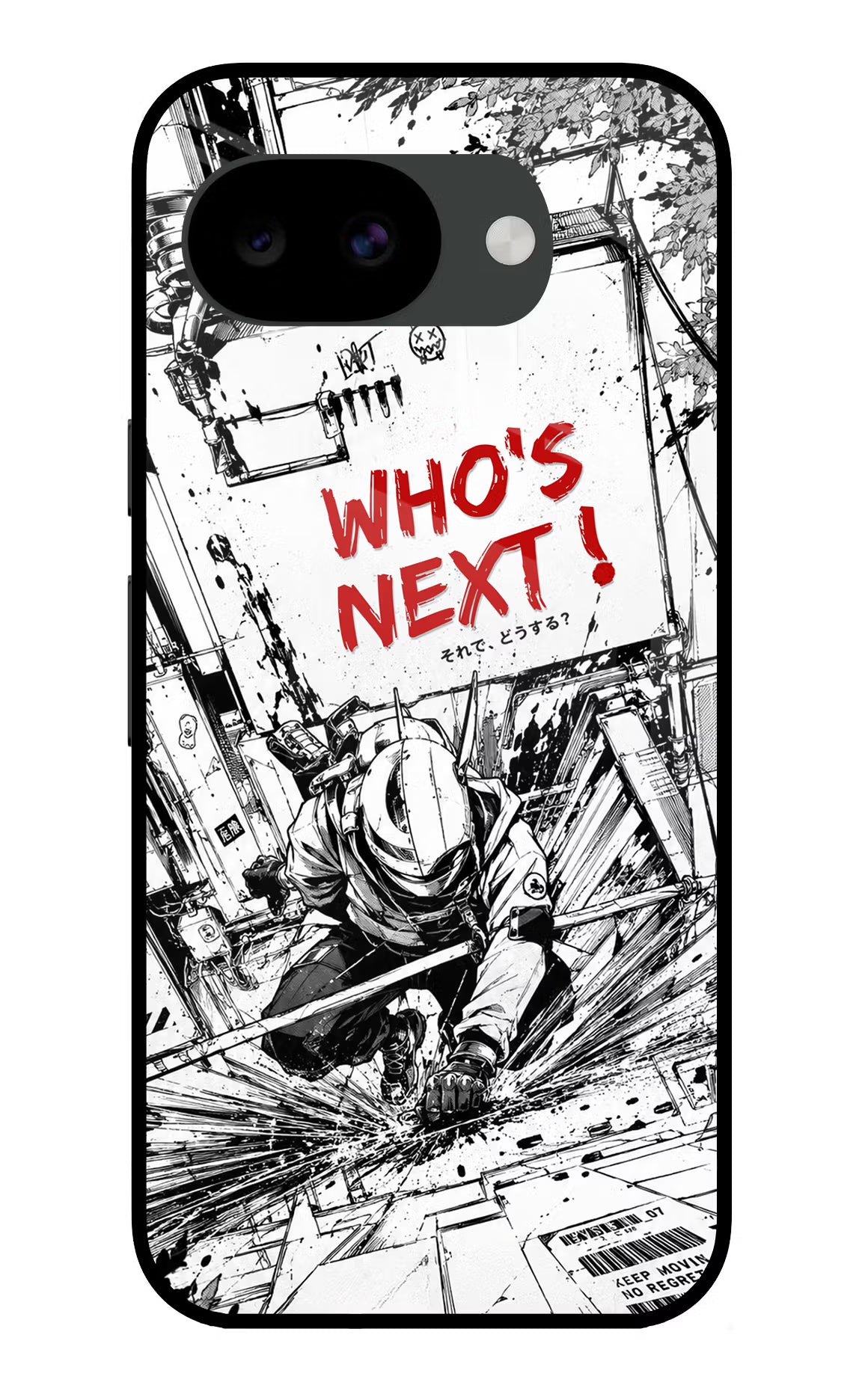 Who's Next Google Pixel 10a Glass Case Back Cover by Casekaro