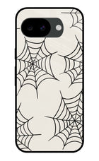 Spider Web Google Pixel 10a Glass Case Back Cover by Casekaro