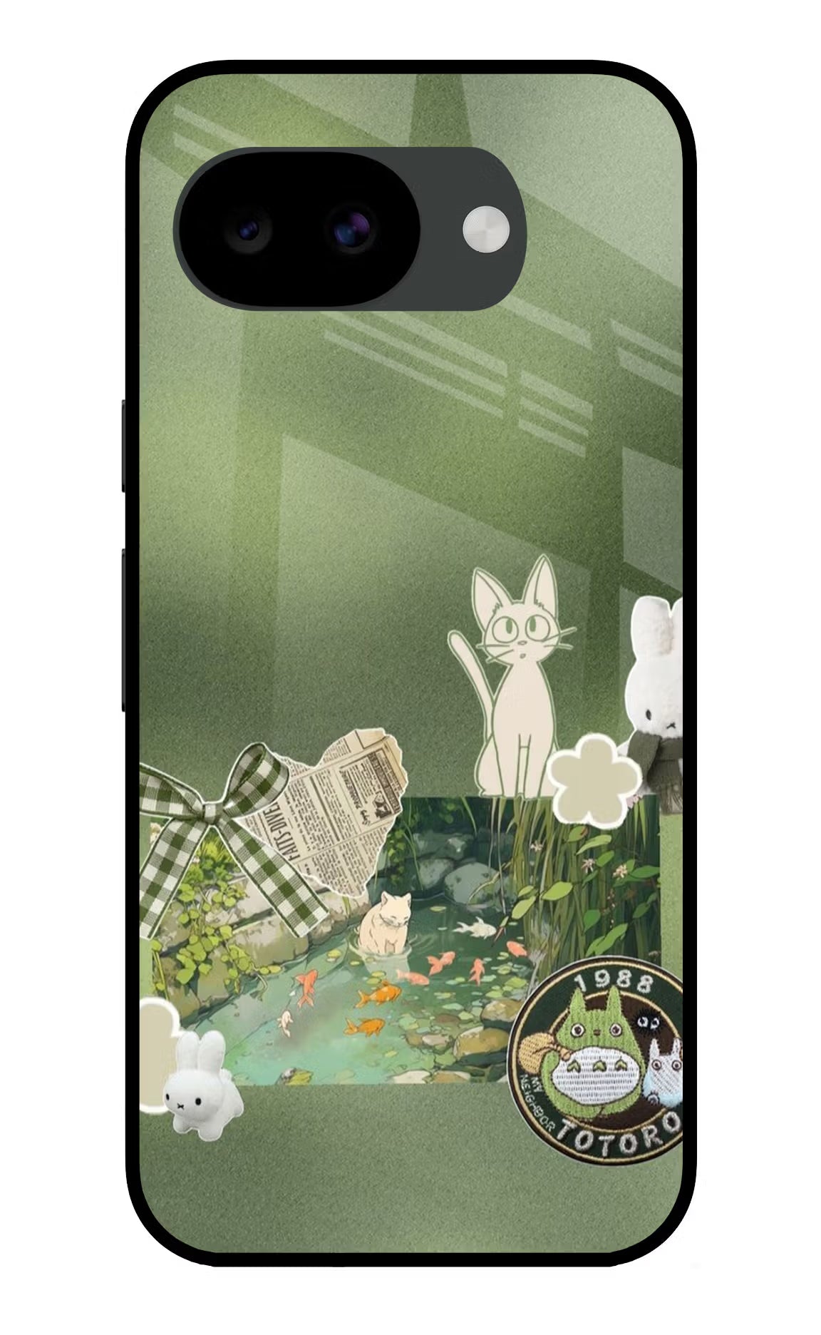 Aesthetic anime Google Pixel 10a Glass Case