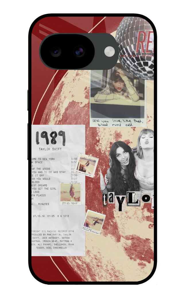 Taylor Swift Google Pixel 10a Glass Case Back Cover by Casekaro