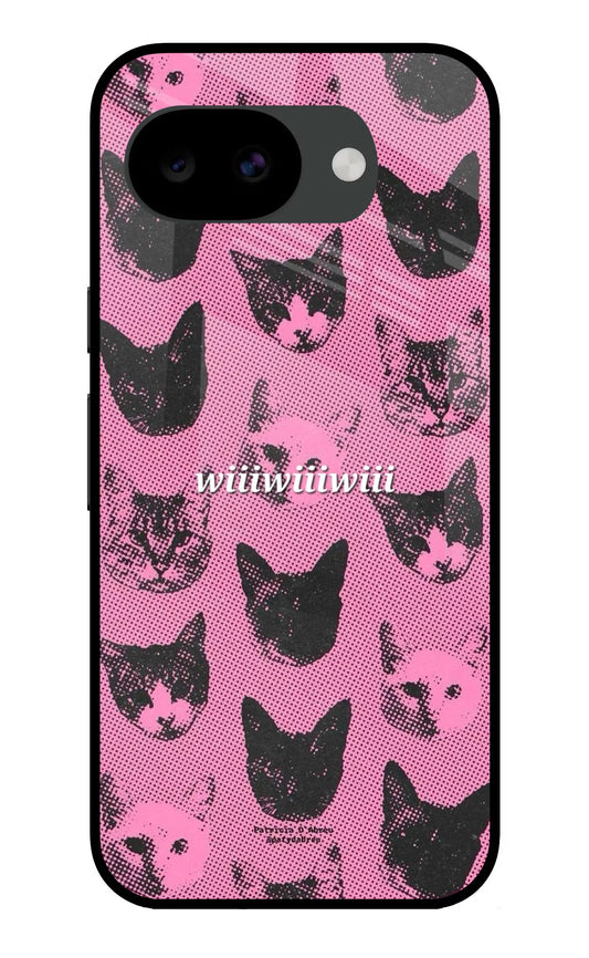 Pink Cats Google Pixel 10a Glass Case