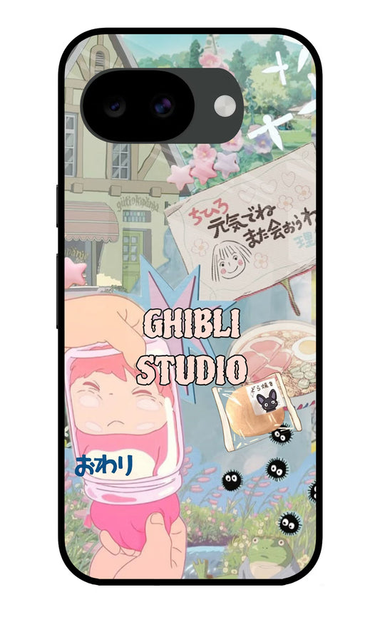 Studio Ghibli Google Pixel 10a Glass Case