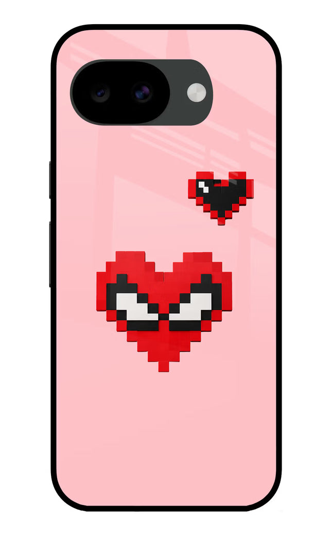 Gwen Heart Google Pixel 10a Glass Case Back Cover by Casekaro