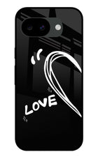 Love Line Google Pixel 10a Glass Case Back Cover by Casekaro